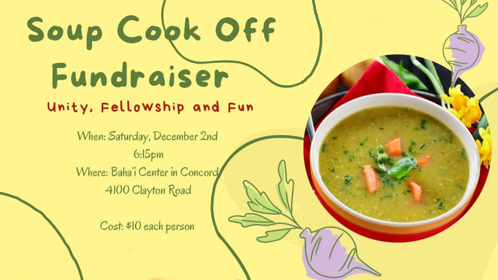 2023 Soup Cook Off Fundraiser Event Information